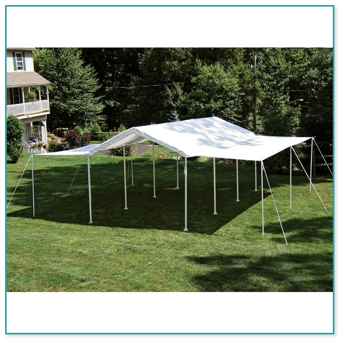 Gorgeous 10 X 20 Enclosed Canopy