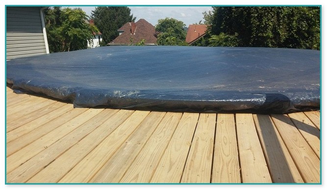 Above Ground Pool Cover With Deck