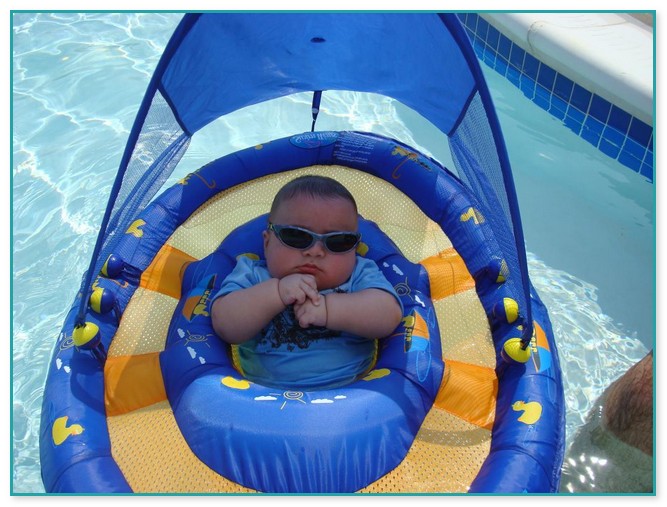 Baby Pool Float With Canopy 6 Months