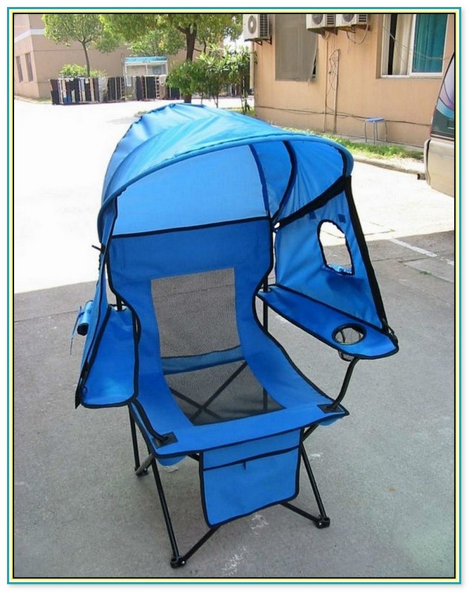 Folding Lawn Chair With Canopy