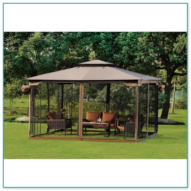 Patio Canopy With Mosquito Netting
