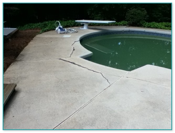 Pool Deck Crack Repair