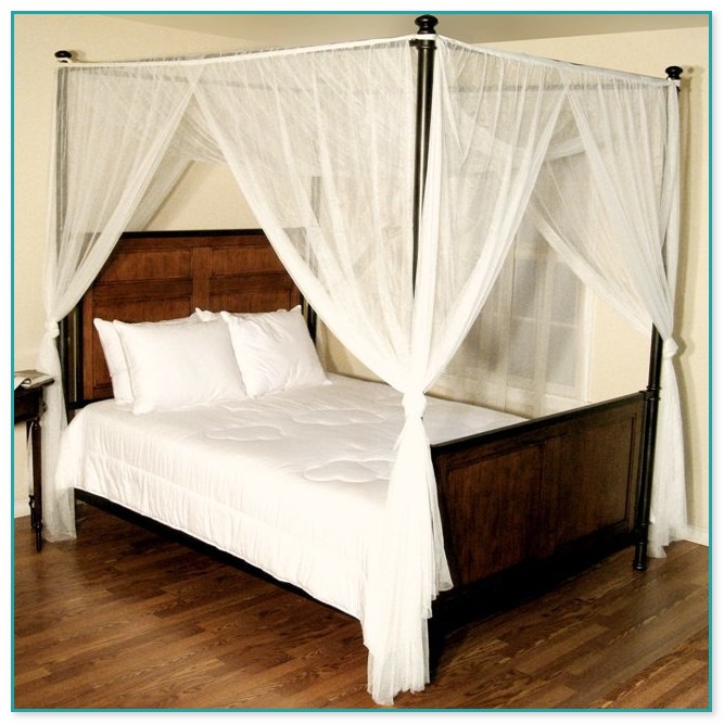 Queen Size Bed Canopy Curtains
