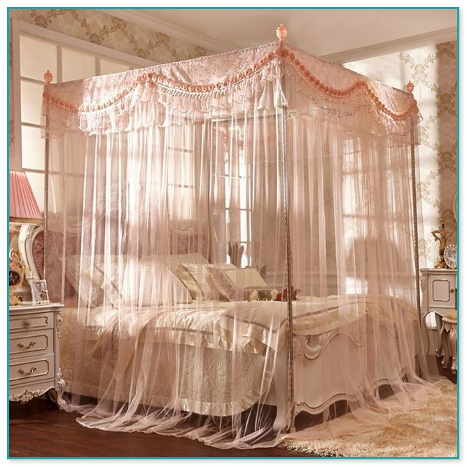 Queen Size Canopy Bed Covers