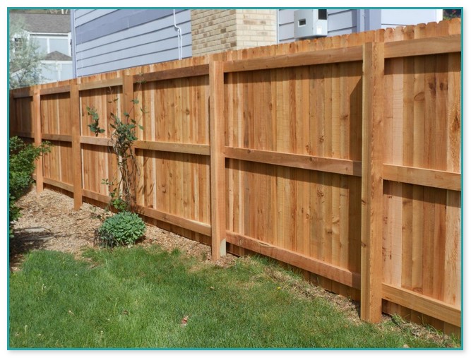 6 Foot Wood Fence