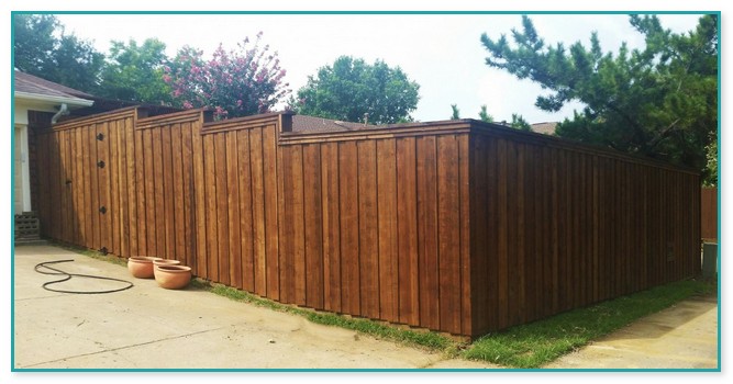8 Foot Wood Fence