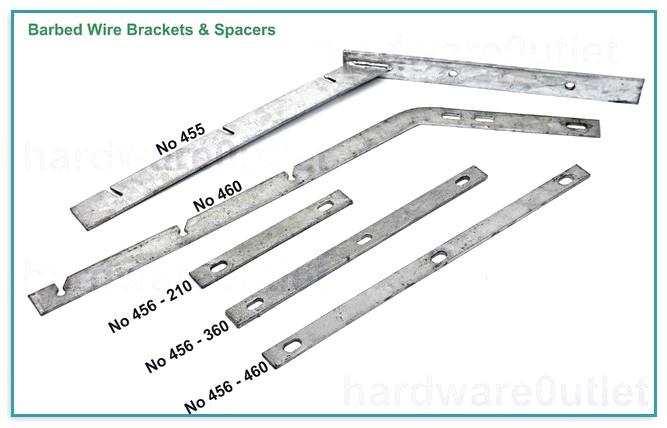 Barb Wire Brackets For Fencing