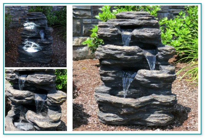 Battery Operated Outdoor Fountain