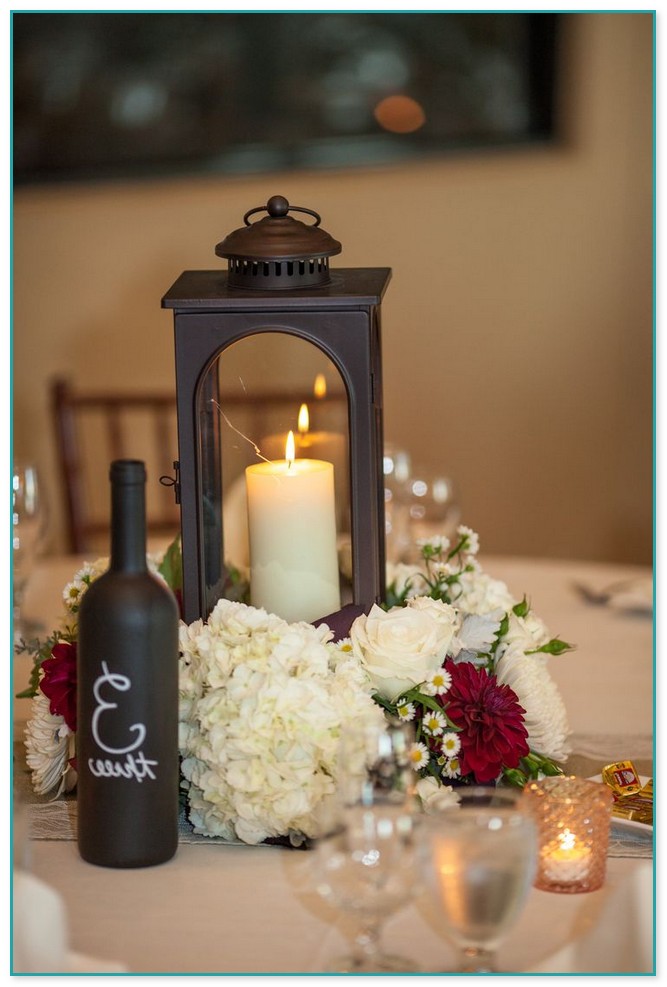 Best Wine Bottle Wedding Table Decorations