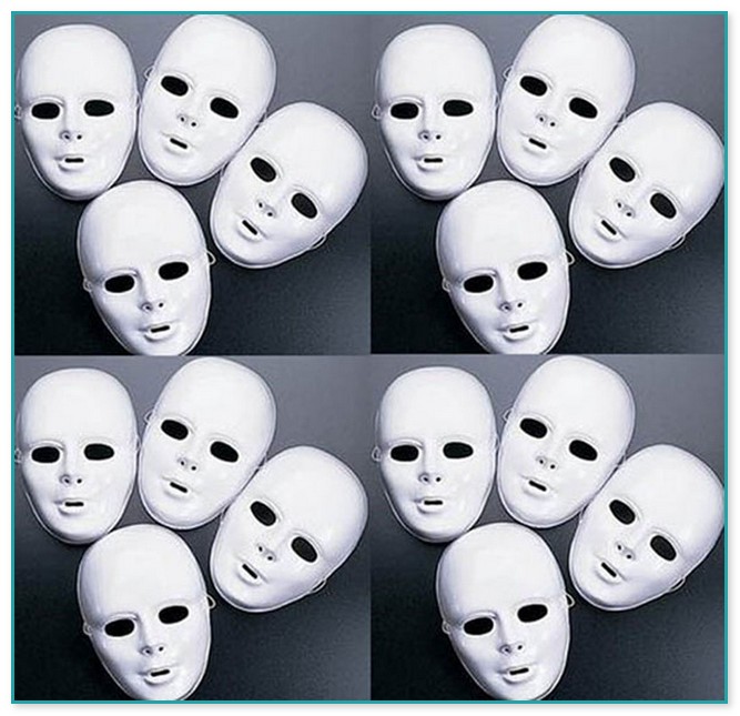 Blank Masks To Decorate