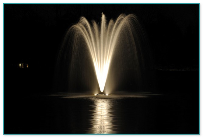 Pond Fountains With Lights