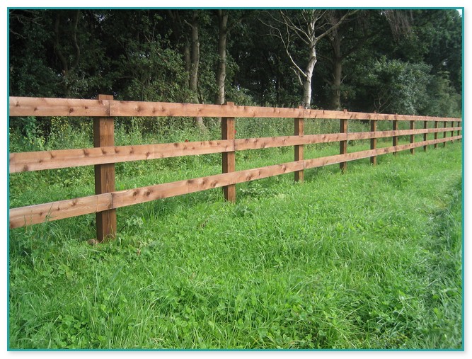 Post And Rail Fence