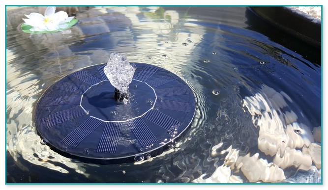 Solar Water Fountains For Gardens