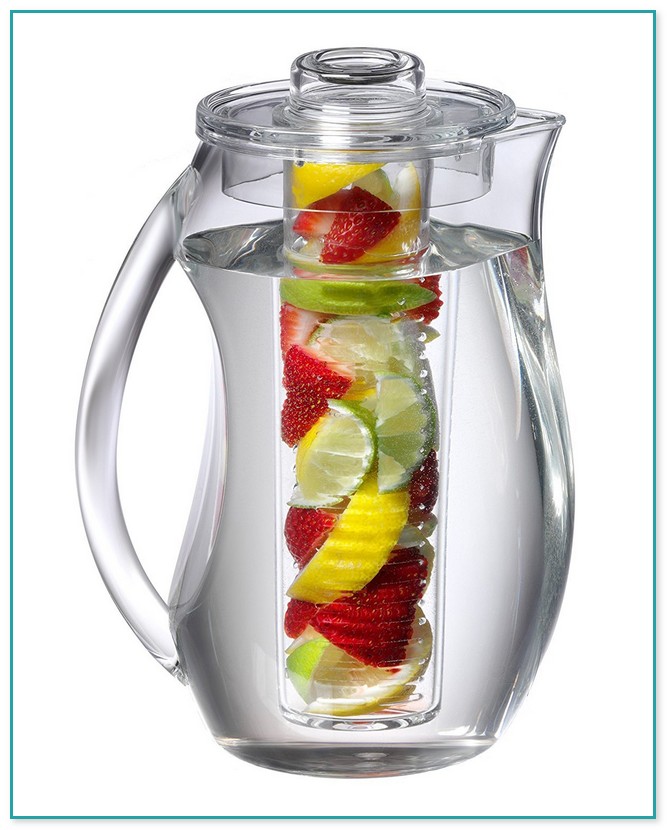 Water Pitcher With Fruit Infuser
