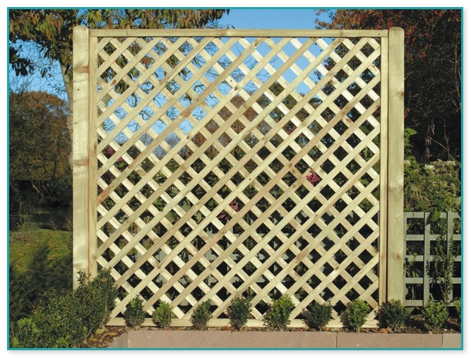 Wood Lattice Fence Panels