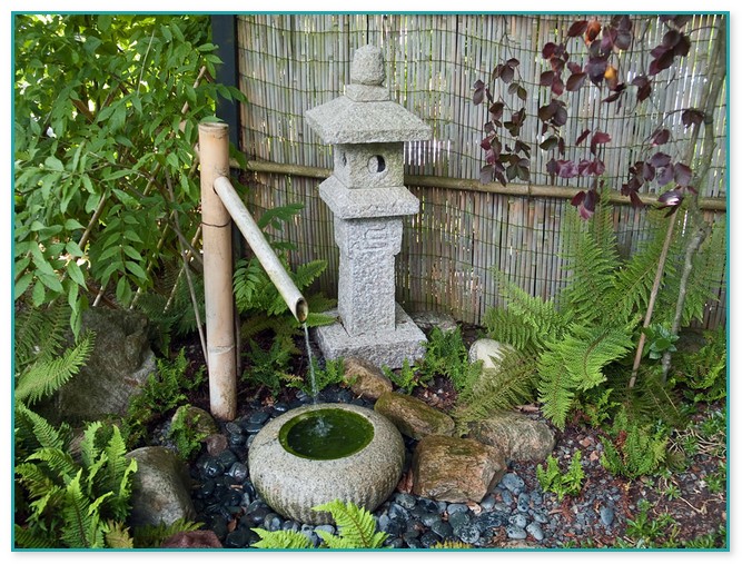 Zen Garden Bamboo Water Fountain