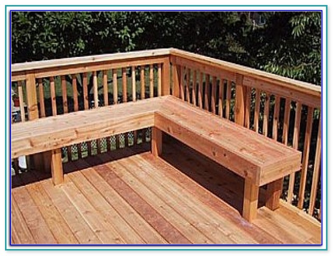 Decks With Benches Built In