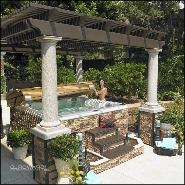 Beautiful Backyards With Hot Tubs