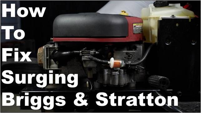 Briggs And Stratton Riding Lawn Mower Engine Surges
