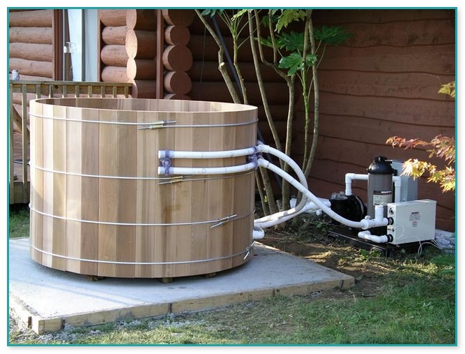 Gas Fired Hot Tub