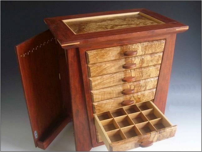 Handmade Exotic Wood Jewelry Boxes