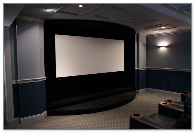 Home Theater Screen Wall Design