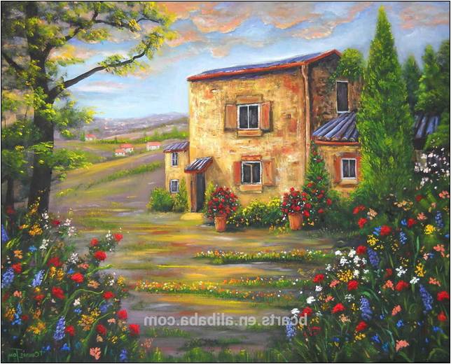 Italian Landscape Oil Paintings For Sale