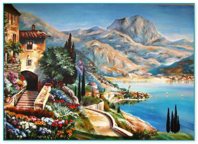 Italian Landscape Oil Paintings