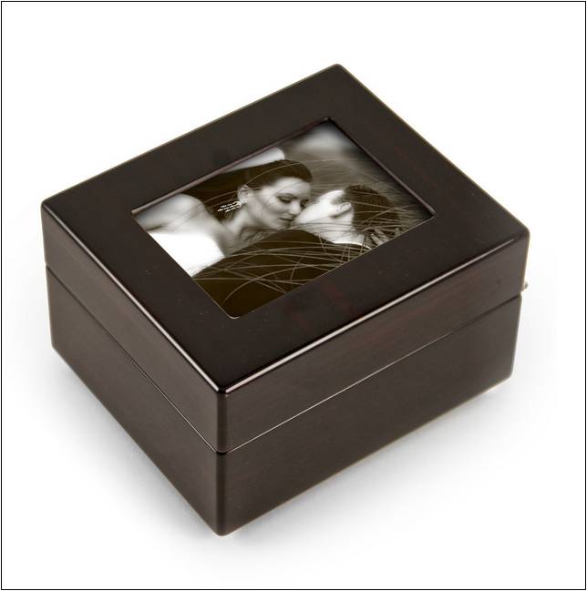 Jewelry Box With Picture Frame Lid