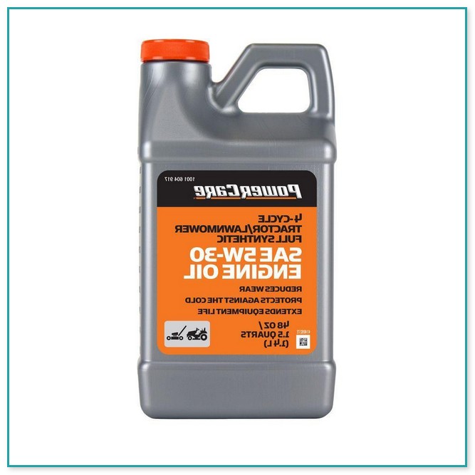 Lawn Mower Synthetic Oil