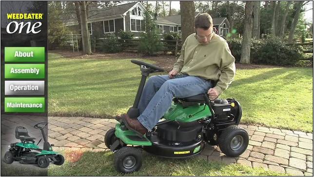 Lawn Mower With Built In Weed Wacker