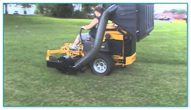 Lawn Vacuum For Zero Turn Mowers