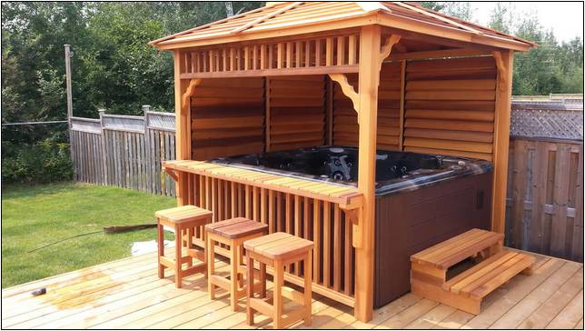 Outdoor Hot Tub Enclosures Plans