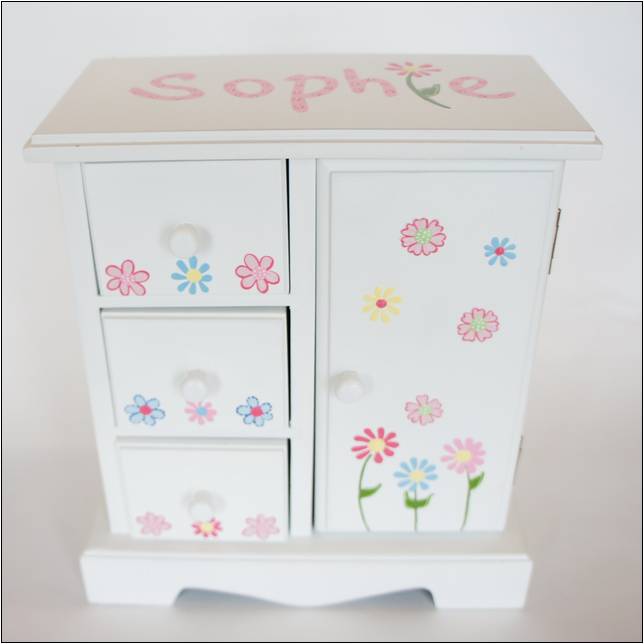 Personalized Jewelry Box For Teenage Girl
