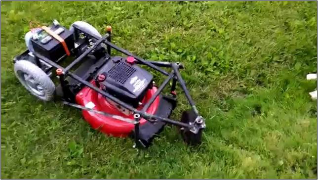 Radio Controlled Lawn Mower Diy