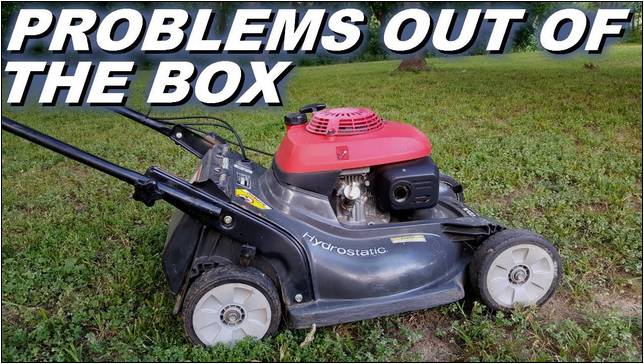 Rear Drive Lawn Mower Problems