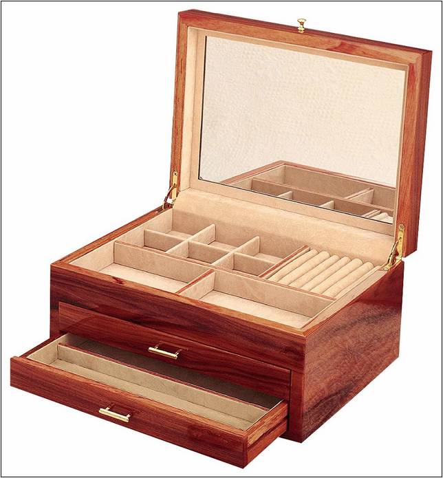 Reed & Barton Rosewood Jewelry Chest