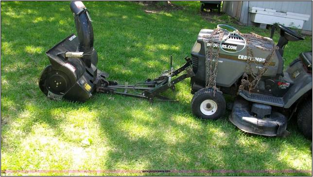 Riding Lawn Mower With Snowblower Attachment For Sale