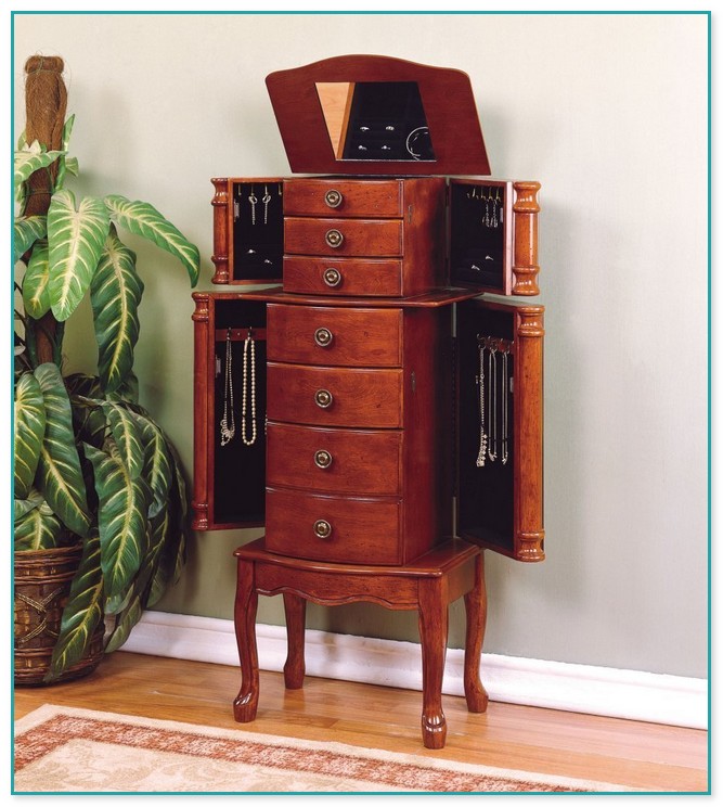 Stand Up Jewelry Chest