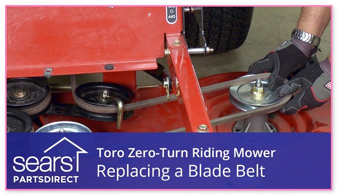Toro Riding Lawn Mower Belt Replacement